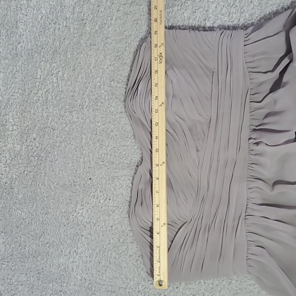 Donna Morgan Strapless Chiffon Maxi Dress - Picture 6 of 7